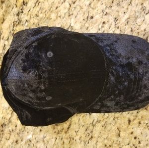 Velvet baseball cap